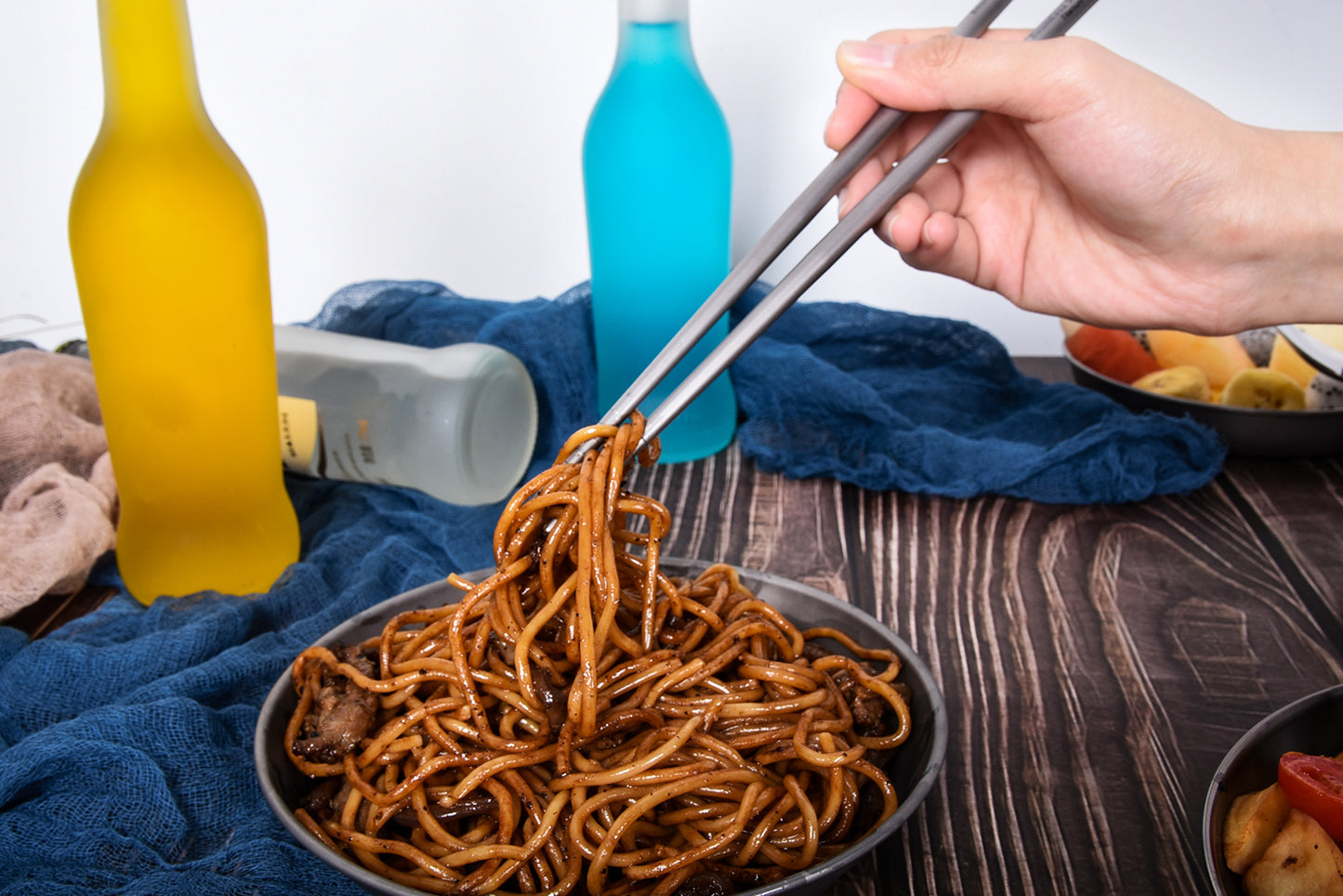 Boundless Voyage Titanium Round Chopsticks 23cm – Ultralight Reusable Eco-Friendly Cutlery for Home, Camping & Travel