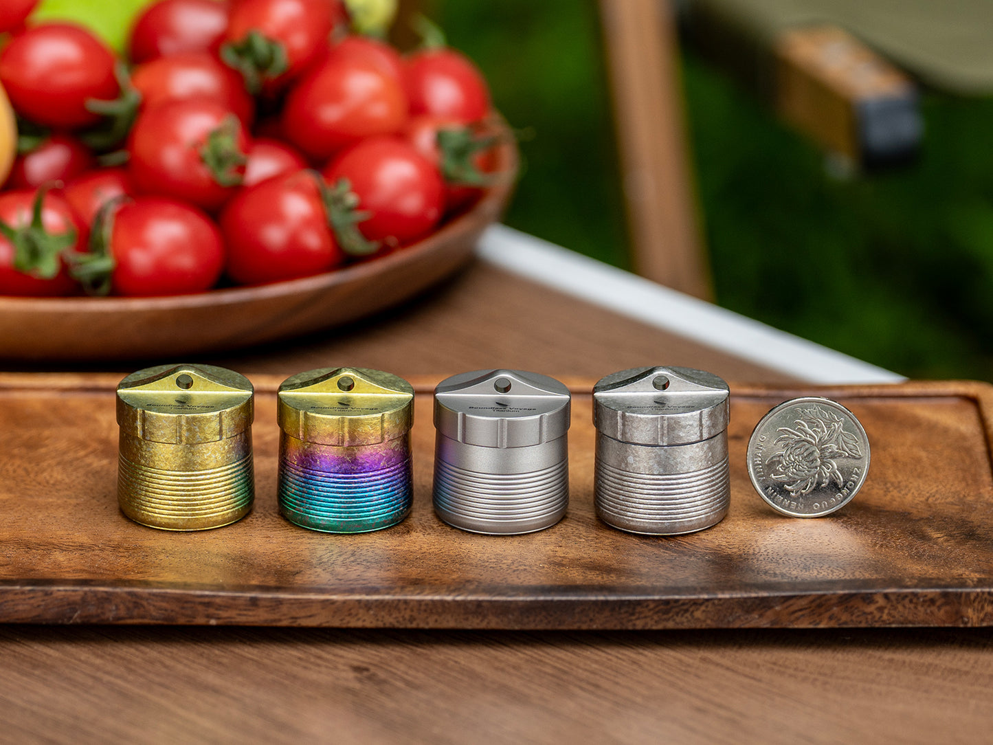 Boundless Voyage Titanium Pill Container – Waterproof Airtight Pill Box with Lanyard for Travel, EDC & Daily Use