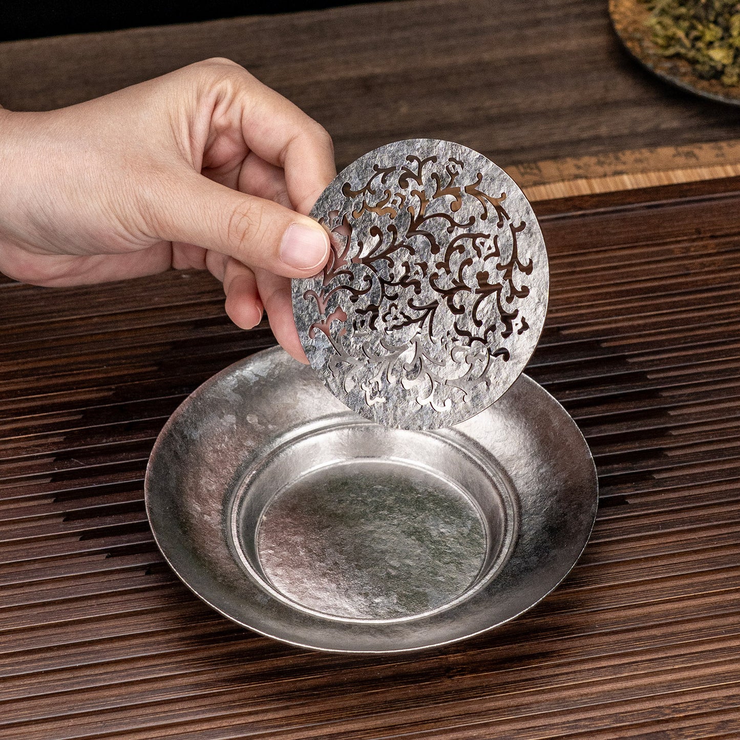 Boundless Voyage Titanium Tea Tray – Detachable Gongfu Tea Drain Tray with Water Storage for Home, Office & Travel