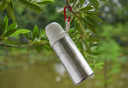 Boundless Voyage 300ml Titanium Vacuum Bottle – Double-Wall Lightweight Coffee & Water Bottle for Travel, Outdoor & Daily Use