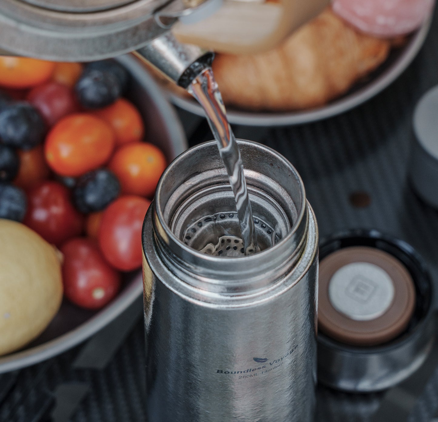 Boundless Voyage 280ml Titanium Vacuum Flask – Leakproof Sports Water Bottle, Keeps Drinks Hot & Cold