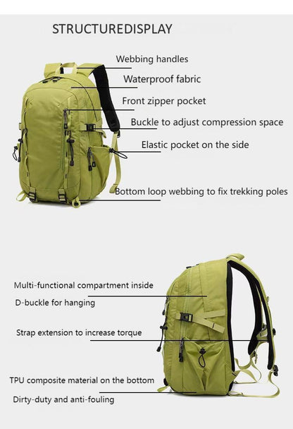 All-in-One Outdoor Travel Backpack – Lightweight for Hiking & Mountaineering