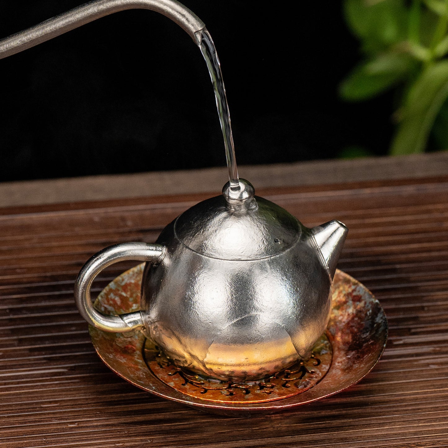 Boundless Voyage Titanium Tea Tray – Detachable Gongfu Tea Drain Tray with Water Storage for Home, Office & Travel