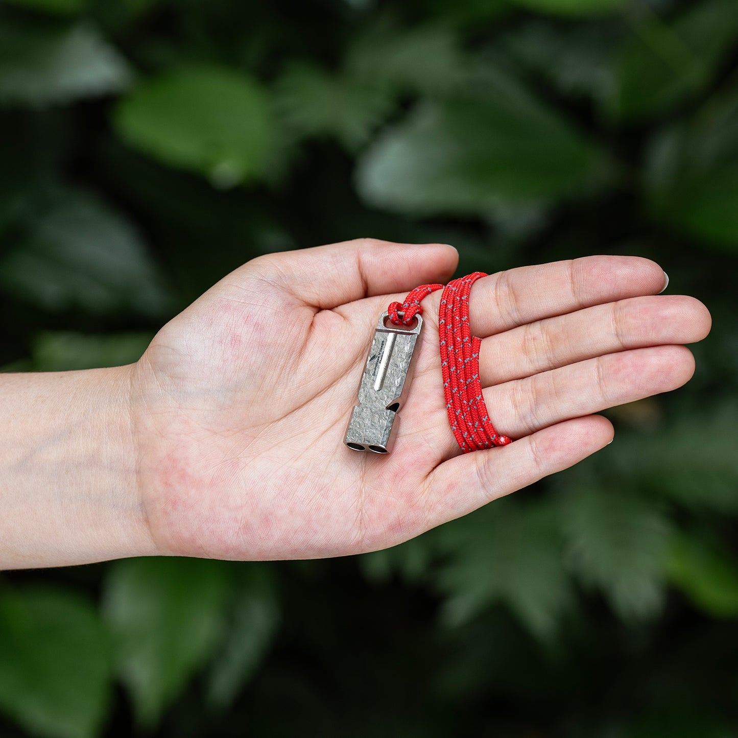 Boundless Voyage TA1 Titanium Dual Tube Survival Whistle – High Decibel Emergency Safety Whistle for Camping, Hiking, Backpacking & Outdoor Rescue
