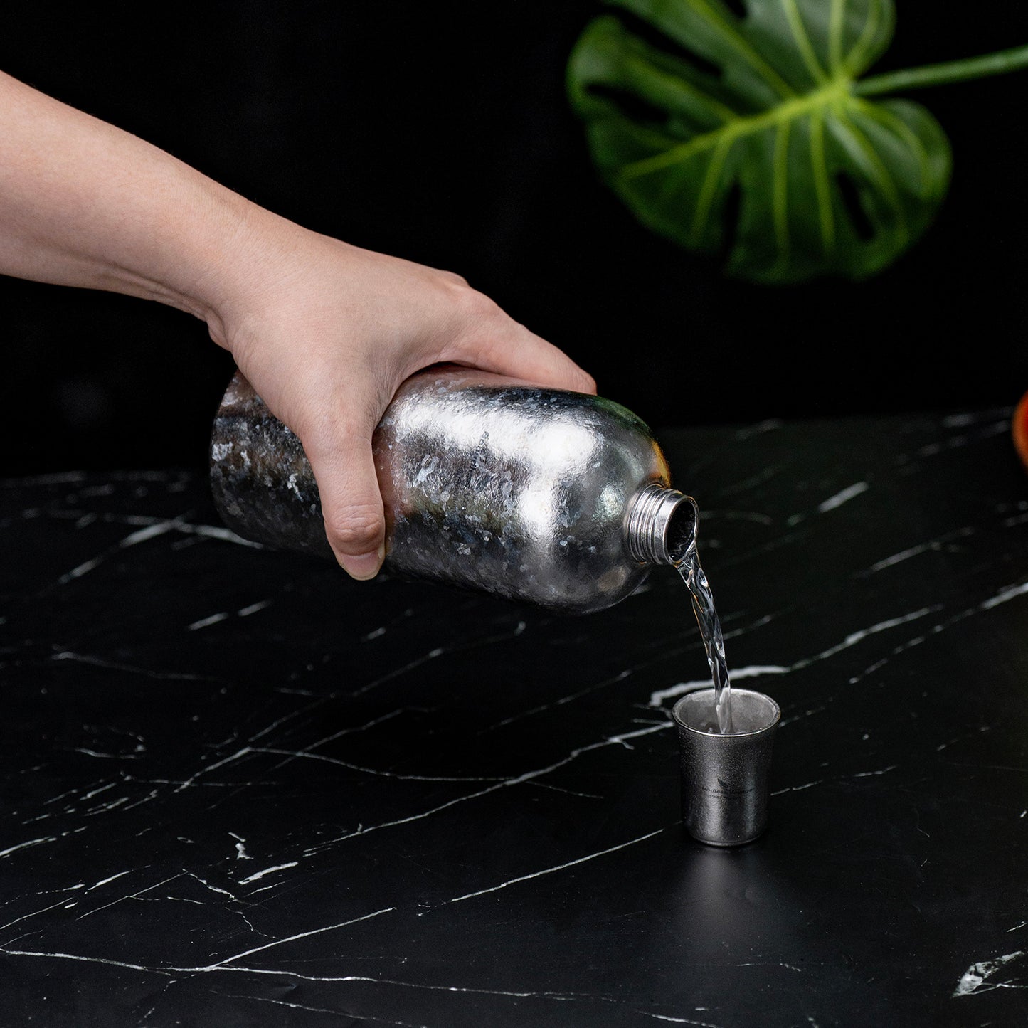 Boundless Voyage 500ml Titanium Hip Flask – Coating-Free Leakproof Liquor Bottle for Camping, Hiking & Travel