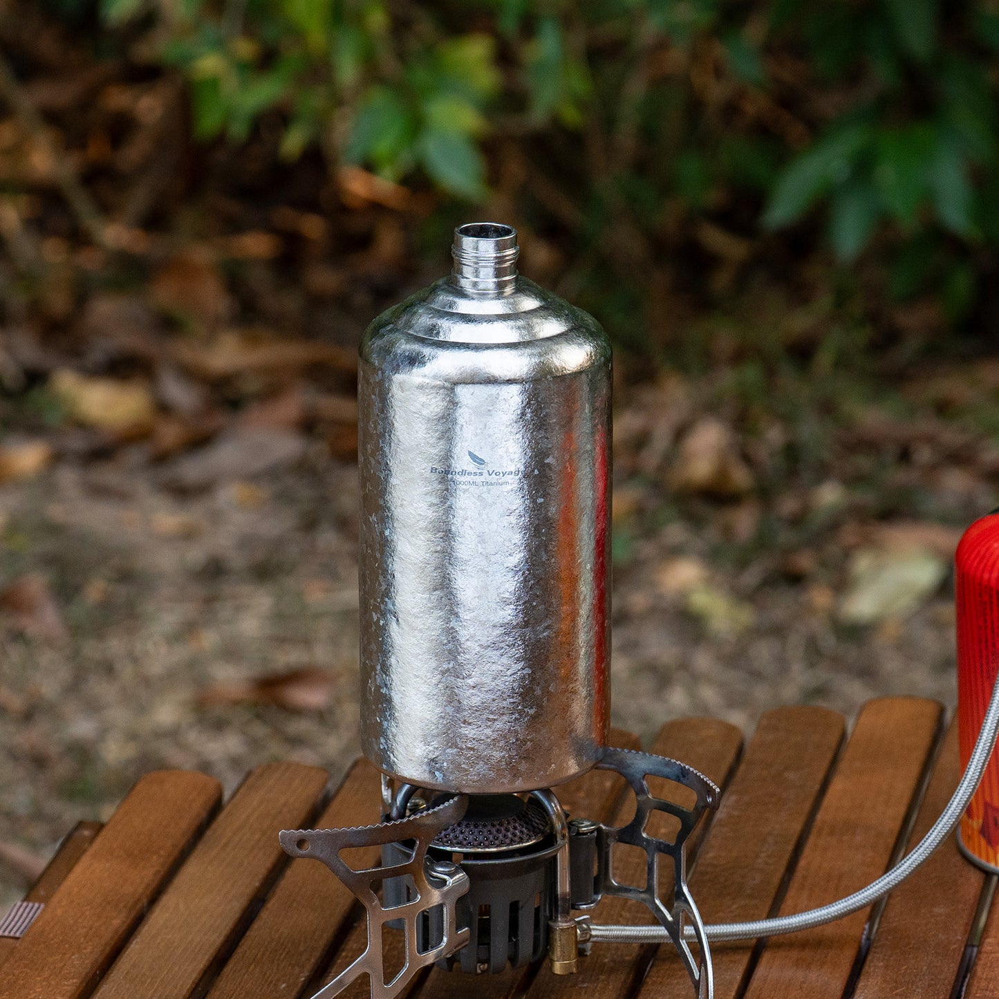 Boundless Voyage 500ml Pure Titanium Hip Flask | Ultralight Leakproof Whiskey & Spirit Bottle | Coating-Free Healthy Liquor Flask for Camping, Hiking & Travel