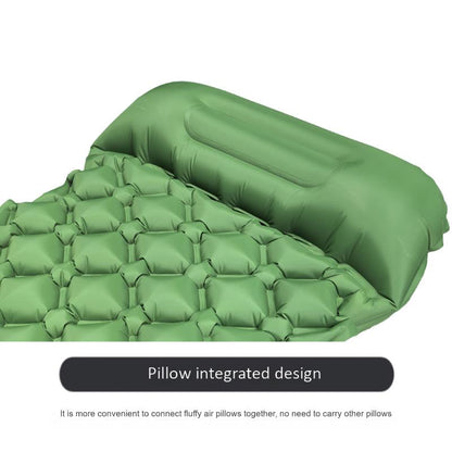 Ultralight Foot-Press Inflatable Sleeping Pad – Compact Waterproof Camping Air Mattress (800g, 2600cm³) for Solo Hiking & Backpacking