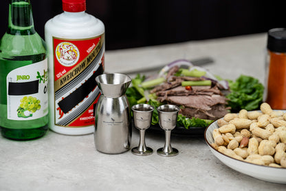 Boundless Voyage 3 Pieces Titanium Japanese Sake Set, 150ml Sake Carafe with 2  Cups, for for Sake Japanese Wine/Soju/Drink/Tea Dishwasher Safe Portable Drinkware for Outdoor Travel
