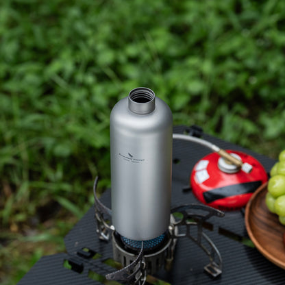 Boundless Voyage 600ml Titanium Bottle – Lightweight, Leak-Proof & Rust-Free for Camping, Hiking & Daily Hydration