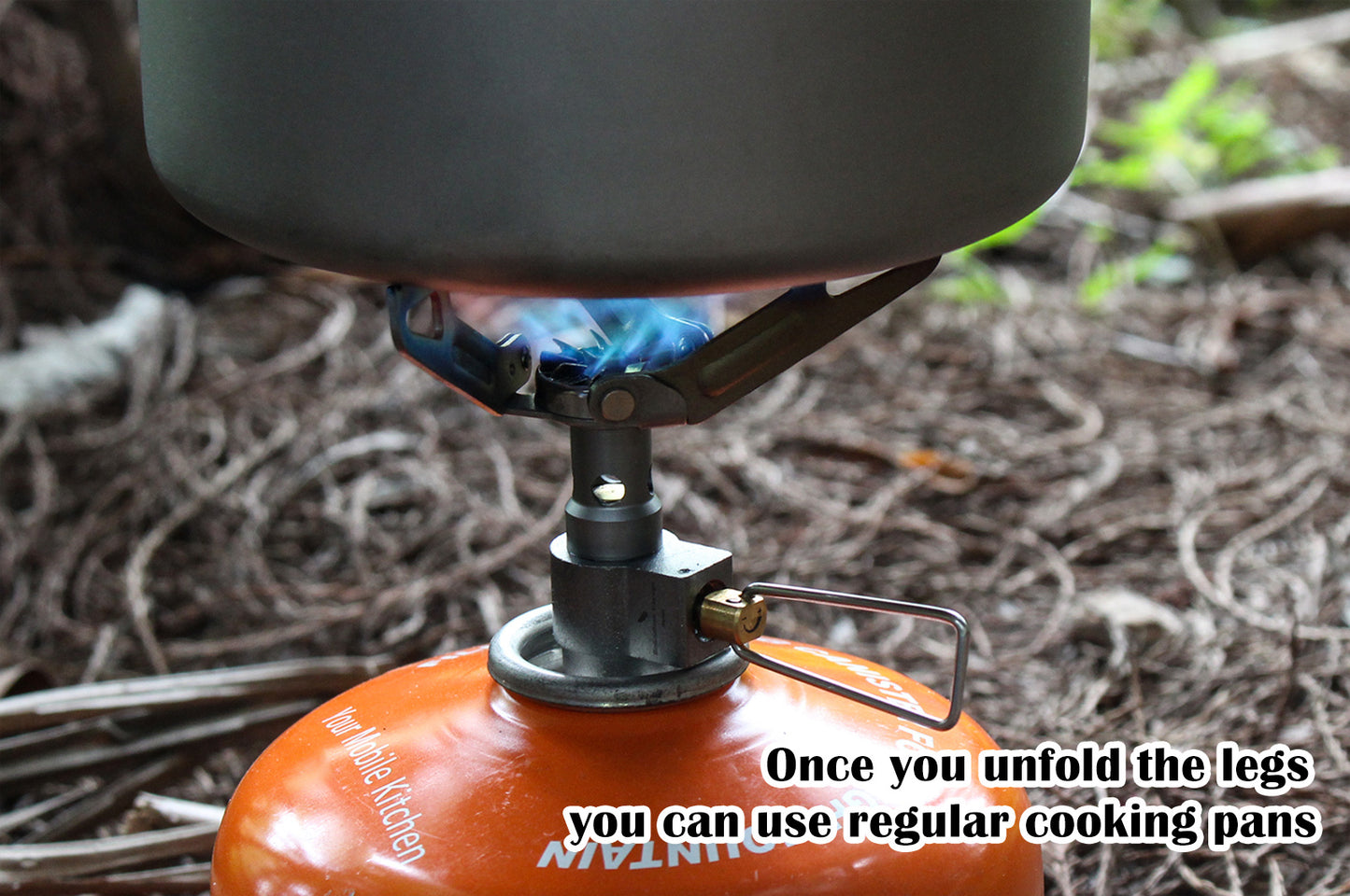 Boundless Voyage Titanium Mini Camping Stove – Ultralight, Durable & Portable Outdoor Cooking Stove for Hiking, Backpacking & Bushcraft