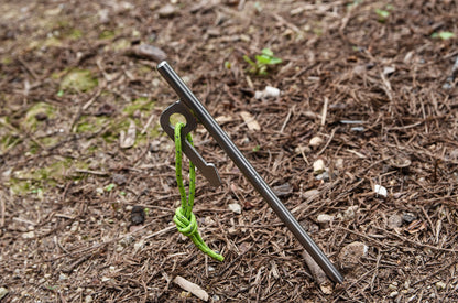 Camping Titanium Tent Stakes 20cm Outdoor Hiking Climbing Tent Nails Pegs Accessories for Hard Soil