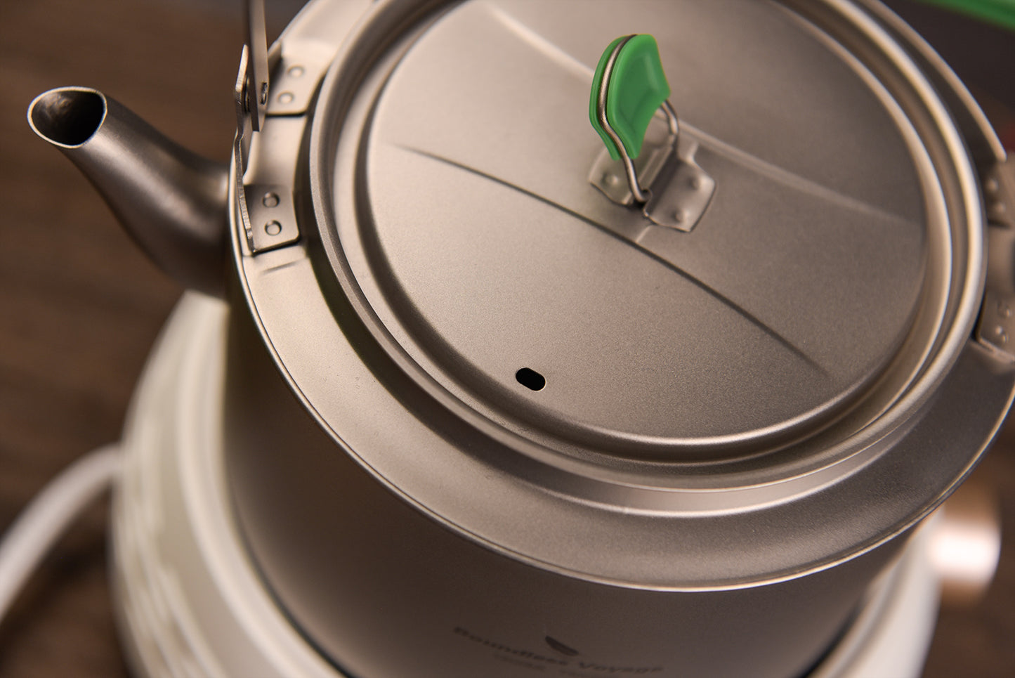 Boundless Voyage 800ml Ultralight Titanium Kettle | Portable Camping Tea Pot with Folding Handle | Durable BPA-Free Outdoor Coffee & Water Boiler