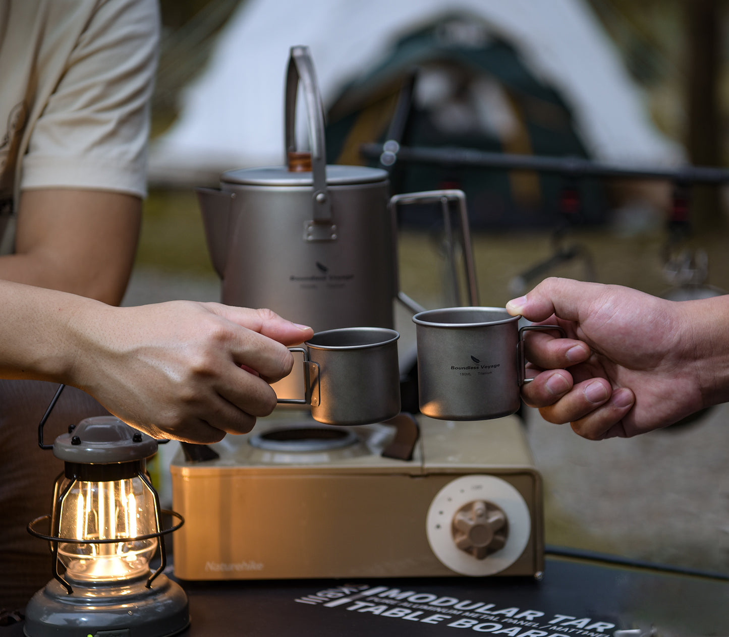 Boundless Voyage Ultralight Titanium Cup | 120ml / 180ml Portable Tea & Wine Mug | Premium Metal Drinking Glass for Camping, Coffee & Outdoor Spirits