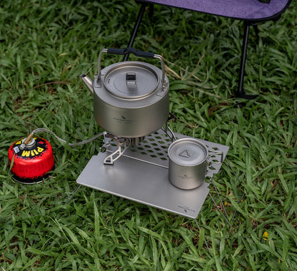 Boundless Voyage Titanium Folding Camping Table with Legs Outdoor Tableware Suitable for Picnic Camping Outdoor Hiking Ti2028C