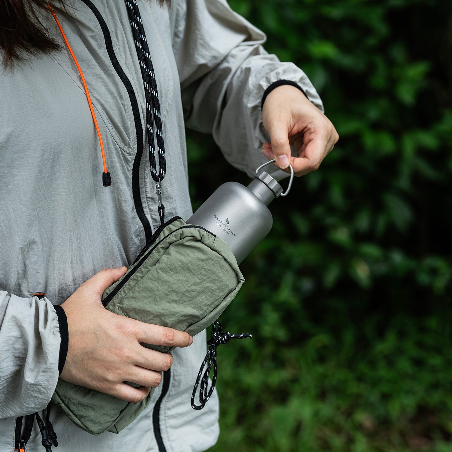 Boundless Voyage 600ml Titanium Bottle – Lightweight, Leak-Proof & Rust-Free for Camping, Hiking & Daily Hydration