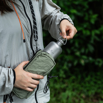 Boundless Voyage 600ml Titanium Bottle – Lightweight, Leak-Proof & Rust-Free for Camping, Hiking & Daily Hydration