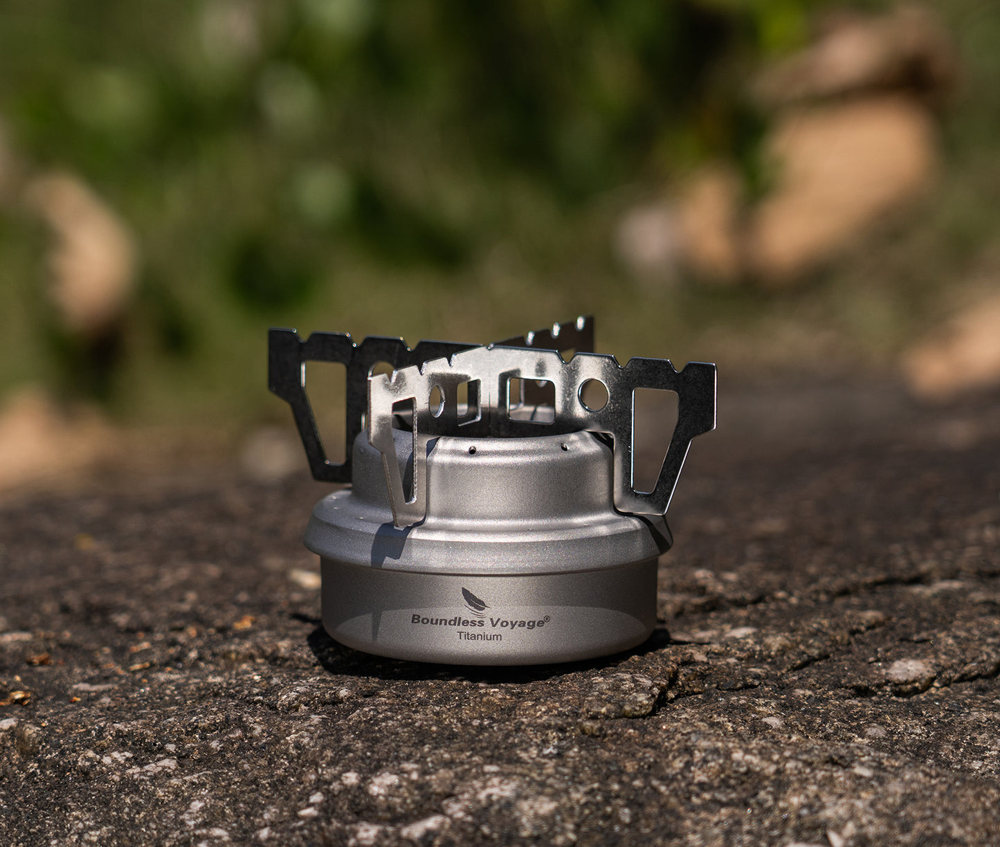 Boundless Voyage Titanium Spirit Alcohol Stove Outdoor Camping Mini Spirit Cooker Alcohol Burner for Picnic Backpacking