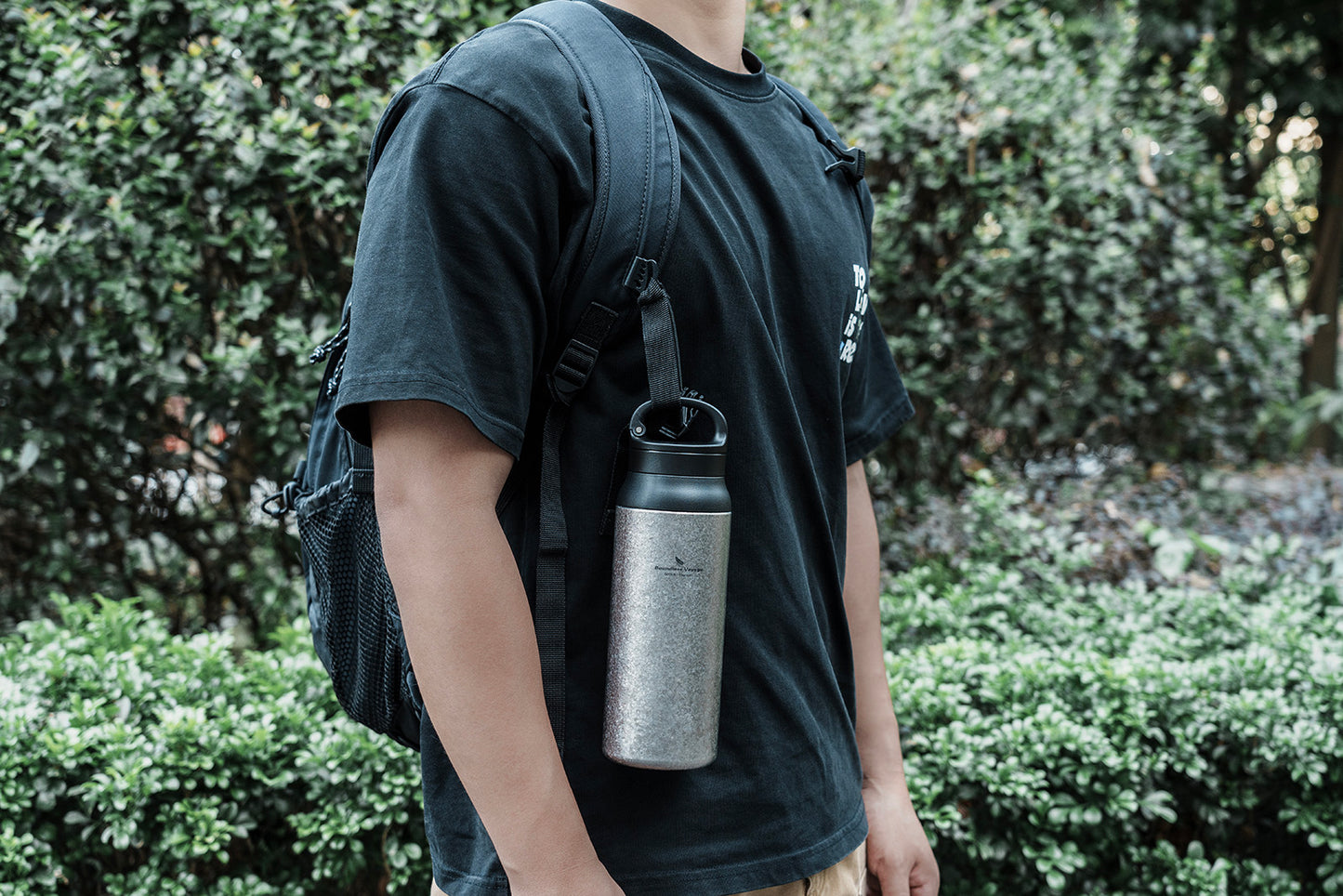 Boundless Voyage 600ml Titanium Double-Walled Cup with Lid – TA1 Insulated Travel Coffee & Tea Mug | Eco-Friendly, Portable & Reusable for Hot & Cold Beverages