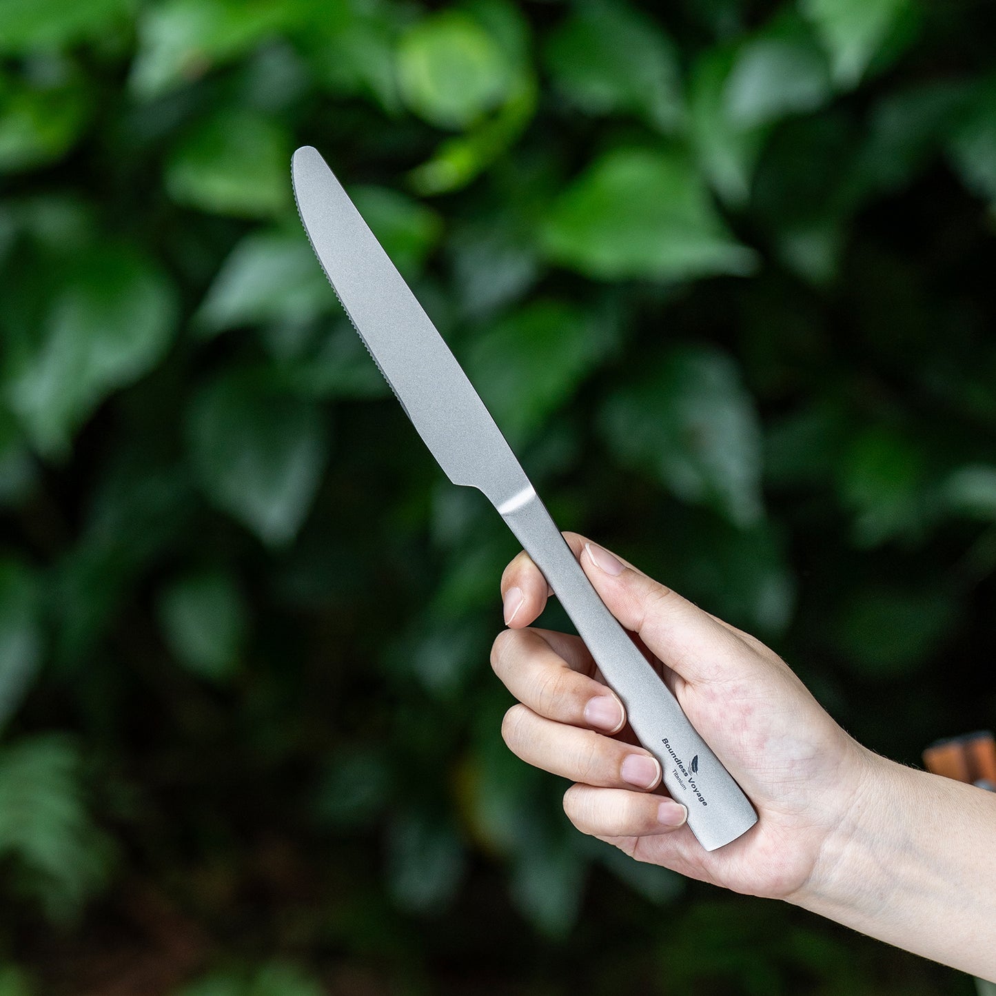 Boundless Voyage Titanium Cutlery Set – Ultralight Camping Knife, Fork & Spoon Tableware for Travel & Everyday Use