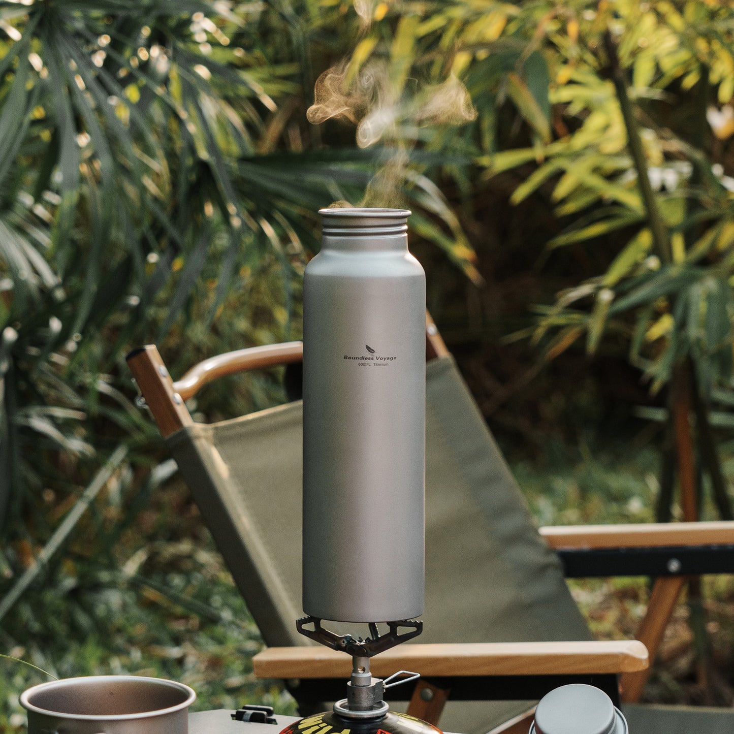 Boundless Voyage 800ml Titanium Water Bottle – Lightweight, Non-Toxic & Perfect for Hiking, Camping & Everyday Use
