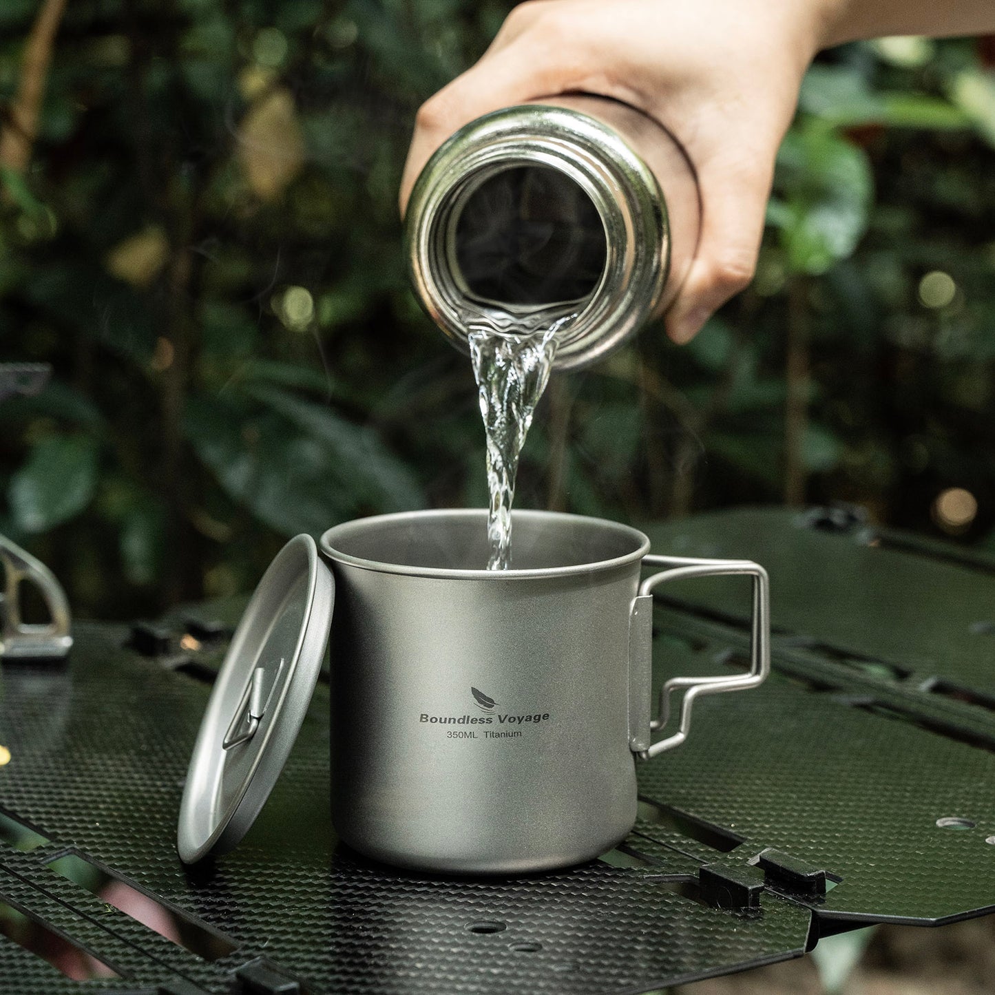 Boundless Voyage Camping Mug Titanium Tea Coffee Cup Lightweight Outdoor Travel Portable Drinkware