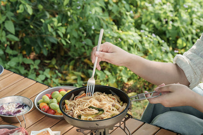 Boundless Voyage Titanium Camping Cutlery Set – Knife, Fork, Spoon & Chopsticks, Ultralight Tableware for Outdoor Travel & Home Use