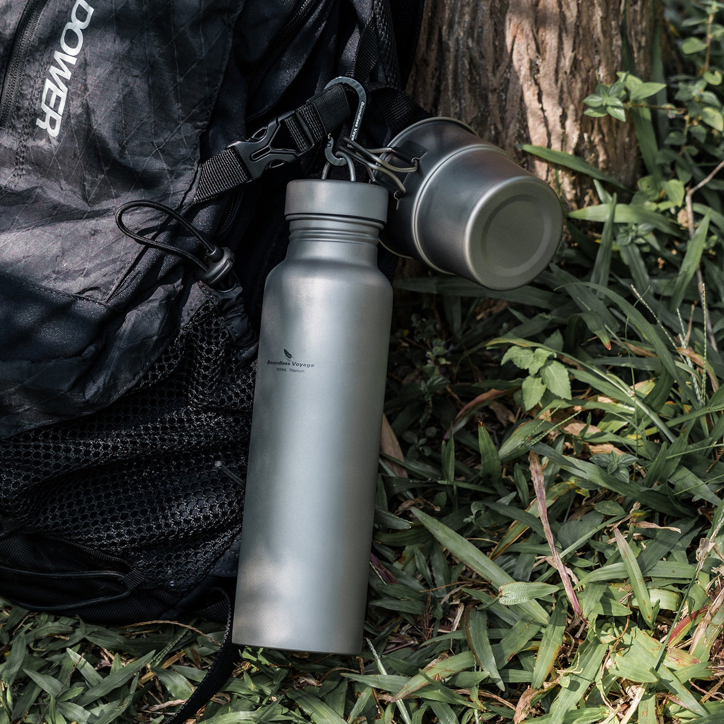 Boundless Voyage 800ml Titanium Water Bottle – Lightweight, Non-Toxic & Perfect for Hiking, Camping & Everyday Use
