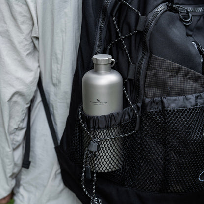 Boundless Voyage 600ml Titanium Bottle – Lightweight, Leak-Proof & Rust-Free for Camping, Hiking & Daily Hydration