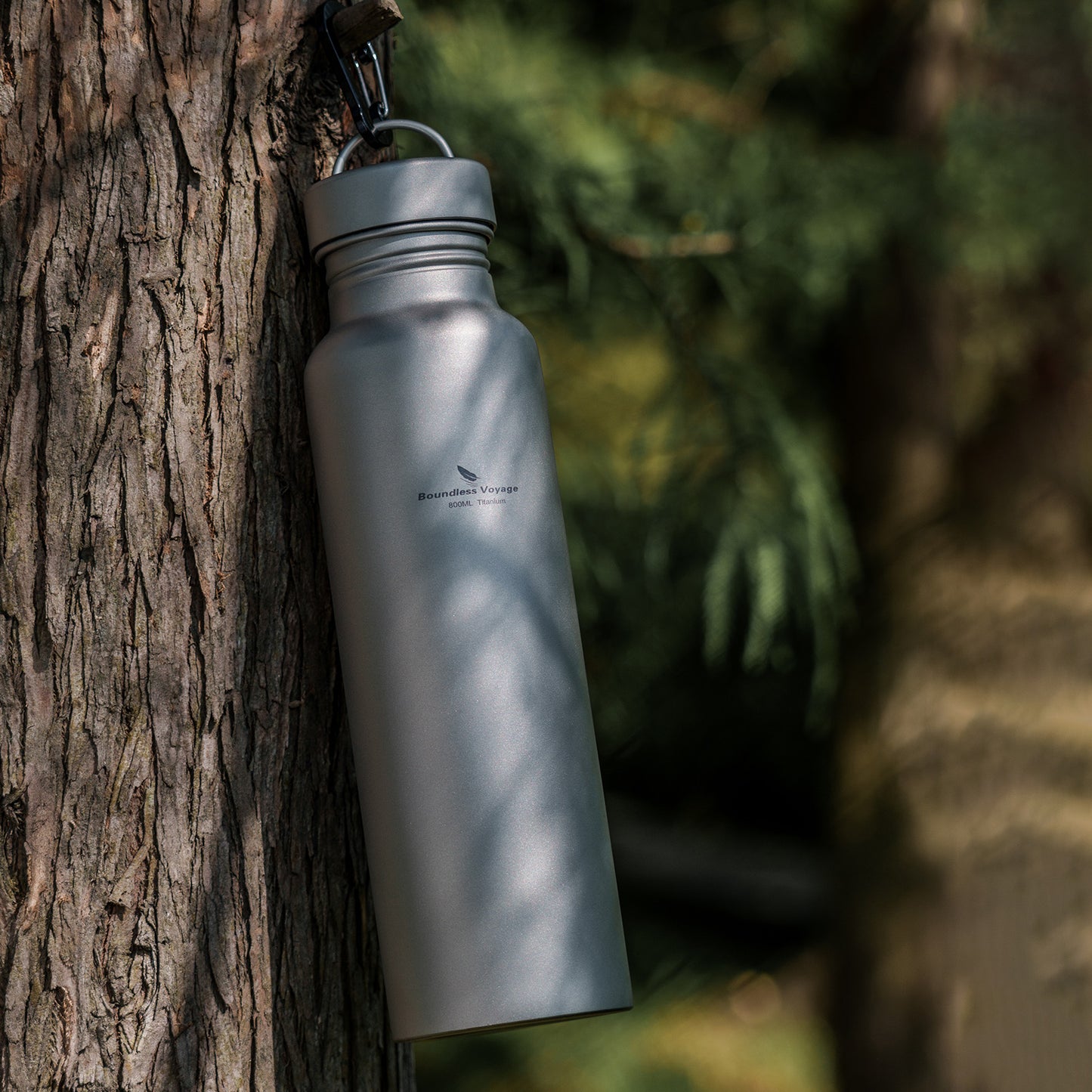 Boundless Voyage 800ml Titanium Water Bottle – Lightweight, Non-Toxic & Perfect for Hiking, Camping & Everyday Use