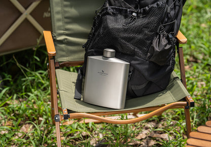 Boundless Voyage Titanium Water Bottle 1.4L – Leak-Proof Anti-Slip Cap, Ultra-Lightweight & Durable, Ideal for Camping, Hiking & Everyday Use