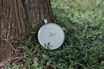 Boundless Voyage Camping Titanium Hip Flask Portable Round Wine Bottle With Funnel Whiskey Alcohol Drink ware Accessories