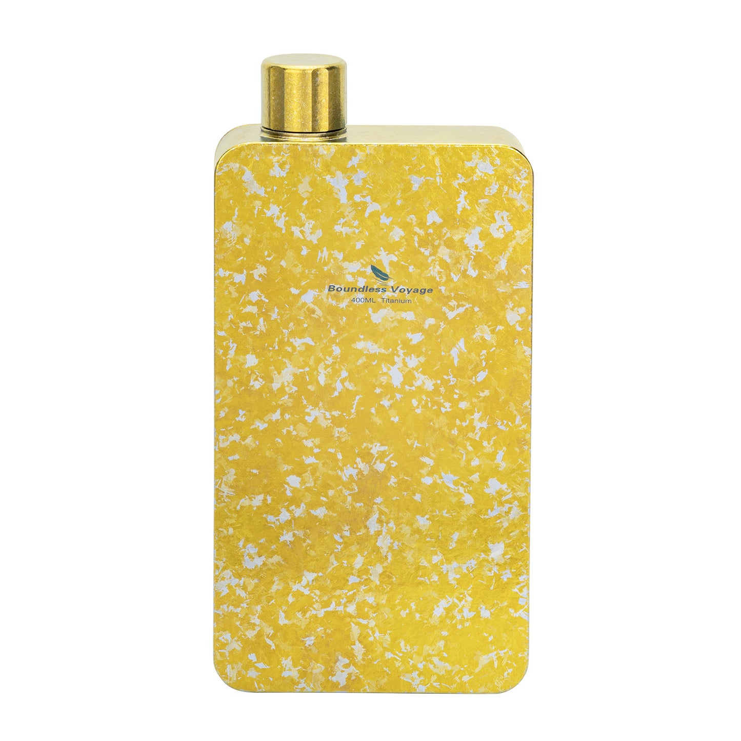 Boundless Voyage 400ml Titanium Flask with Funnel – Lightweight Leakproof Hip Flask for Camping, Travel & Everyday Carry