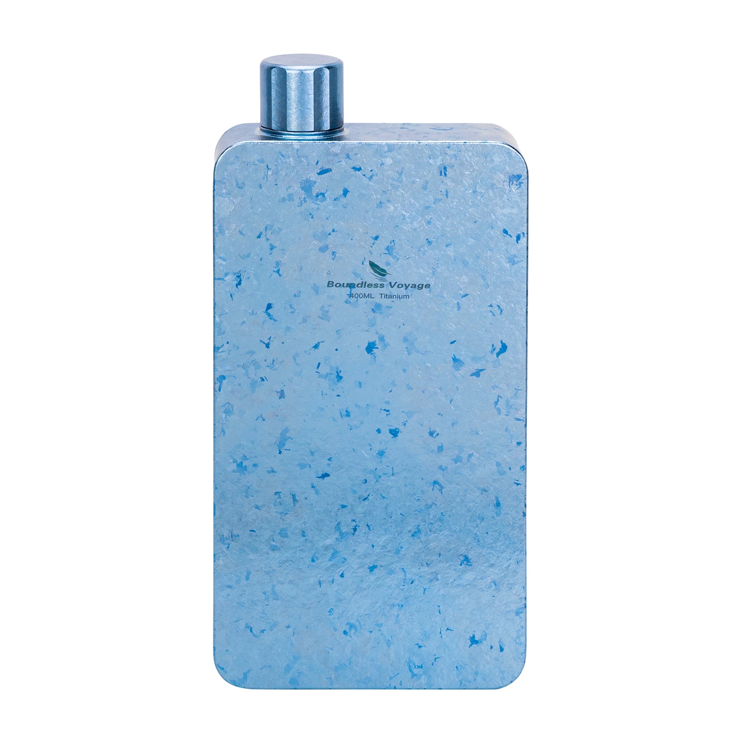 Boundless Voyage 400ml Titanium Flask with Funnel – Lightweight Leakproof Hip Flask for Camping, Travel & Everyday Carry