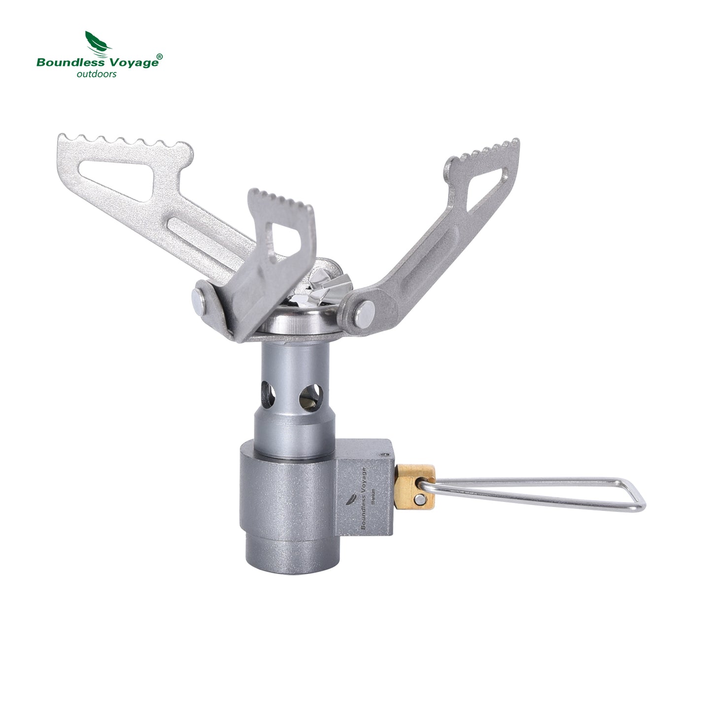 Boundless Voyage Titanium Mini Camping Stove – Ultralight, Durable & Portable Outdoor Cooking Stove for Hiking, Backpacking & Bushcraft