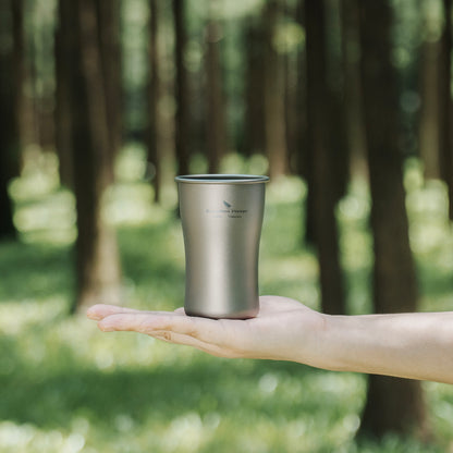 Boundless Voyage Titanium Beer Mugs Ultralight Coffee Tea Juicy Cups for Outdoor Camping Picnic 240ml 380ml 600ml