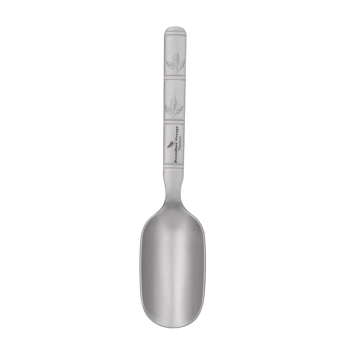 Boundless Voyage TA1 Titanium Spoon 2PCS– Ultralight Portable Camping Spoon for Hiking, Backpacking, Travel & Everyday Use