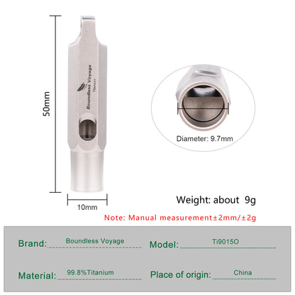 Boundless Voyage Titanium Whistle Emergency Survival Safety Whistles with Lanyard Loud for Outdoor Camping Hiking Coaches Training Sports Keychain Whistle