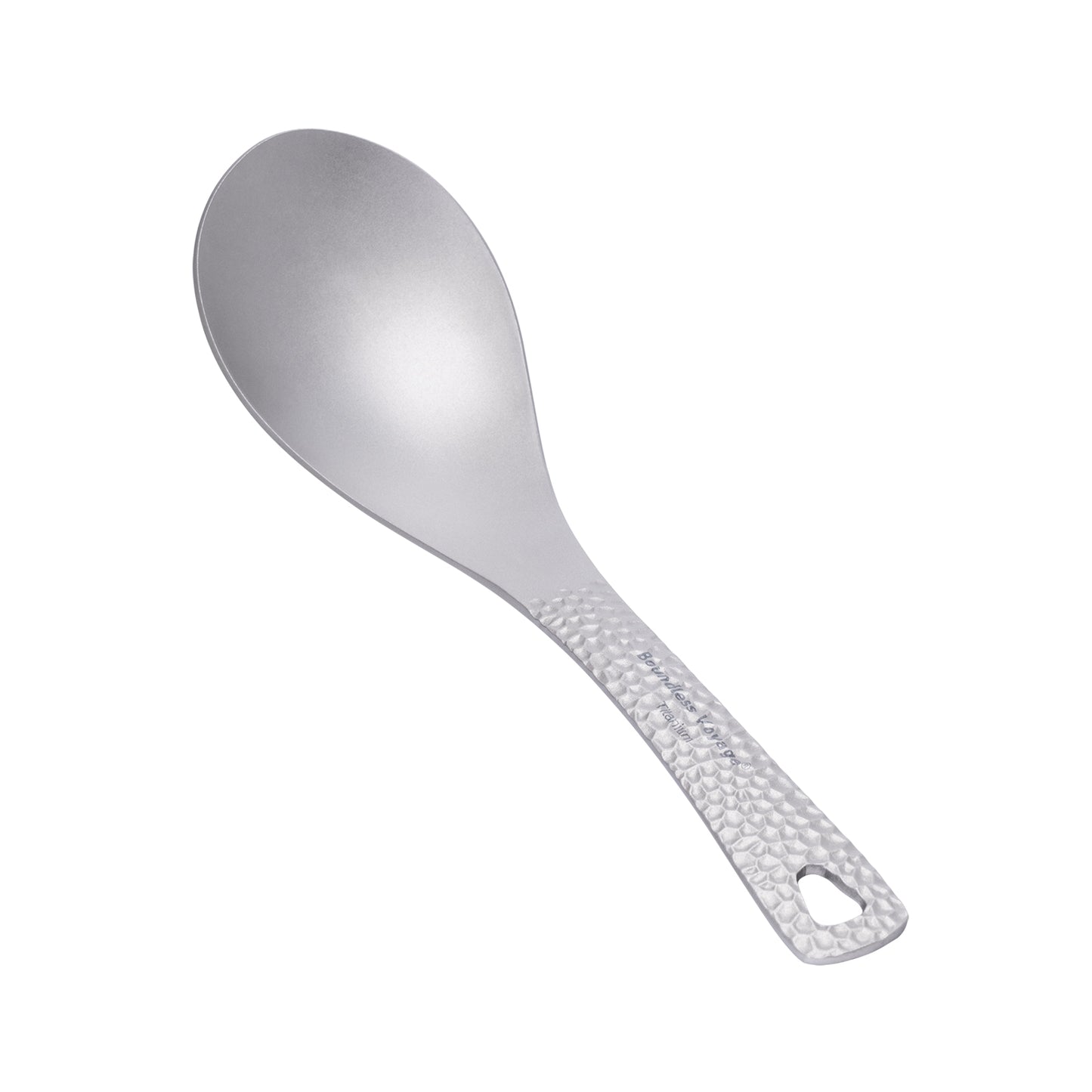 Boundless Voyage Titanium Soup Spoon – Ultralight Camping Spoon for Soup, Rice & Outdoor Dining