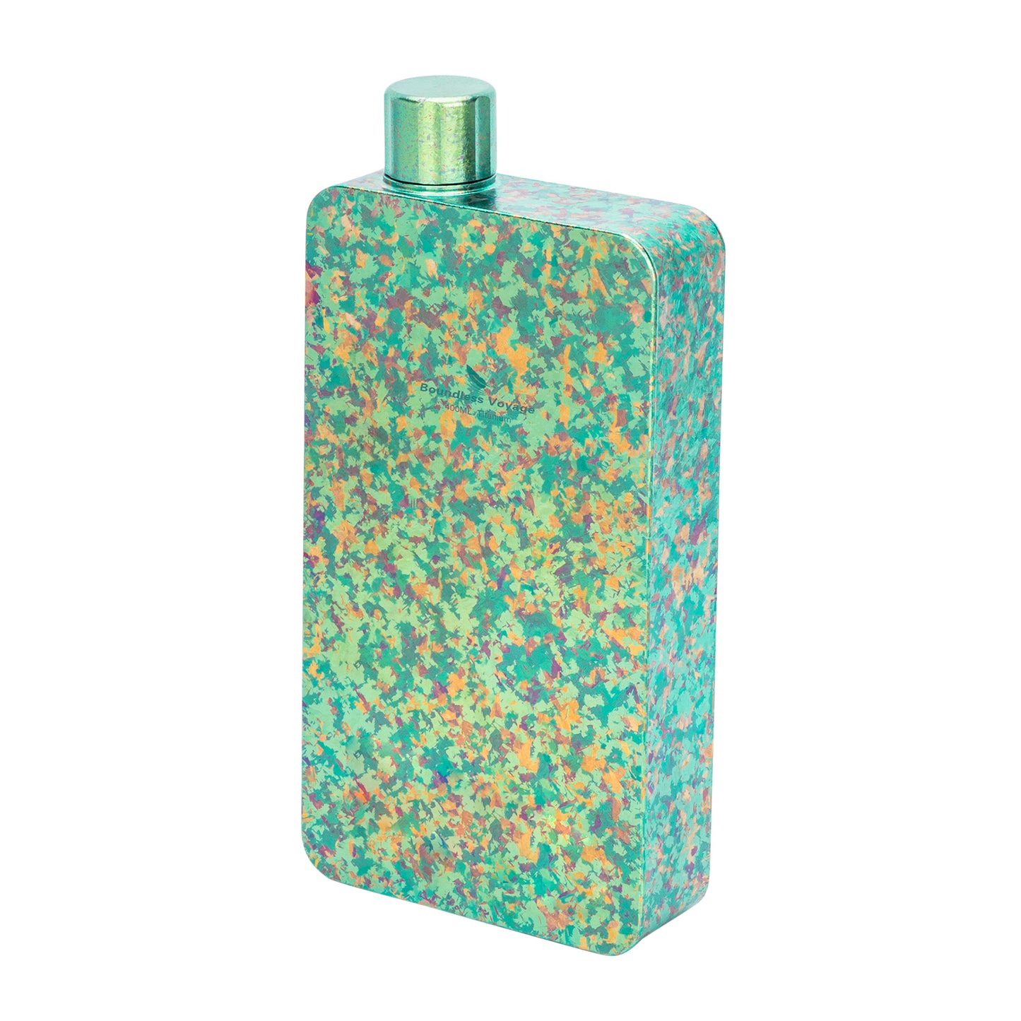 Boundless Voyage 400ml Titanium Flask with Funnel – Lightweight Leakproof Hip Flask for Camping, Travel & Everyday Carry