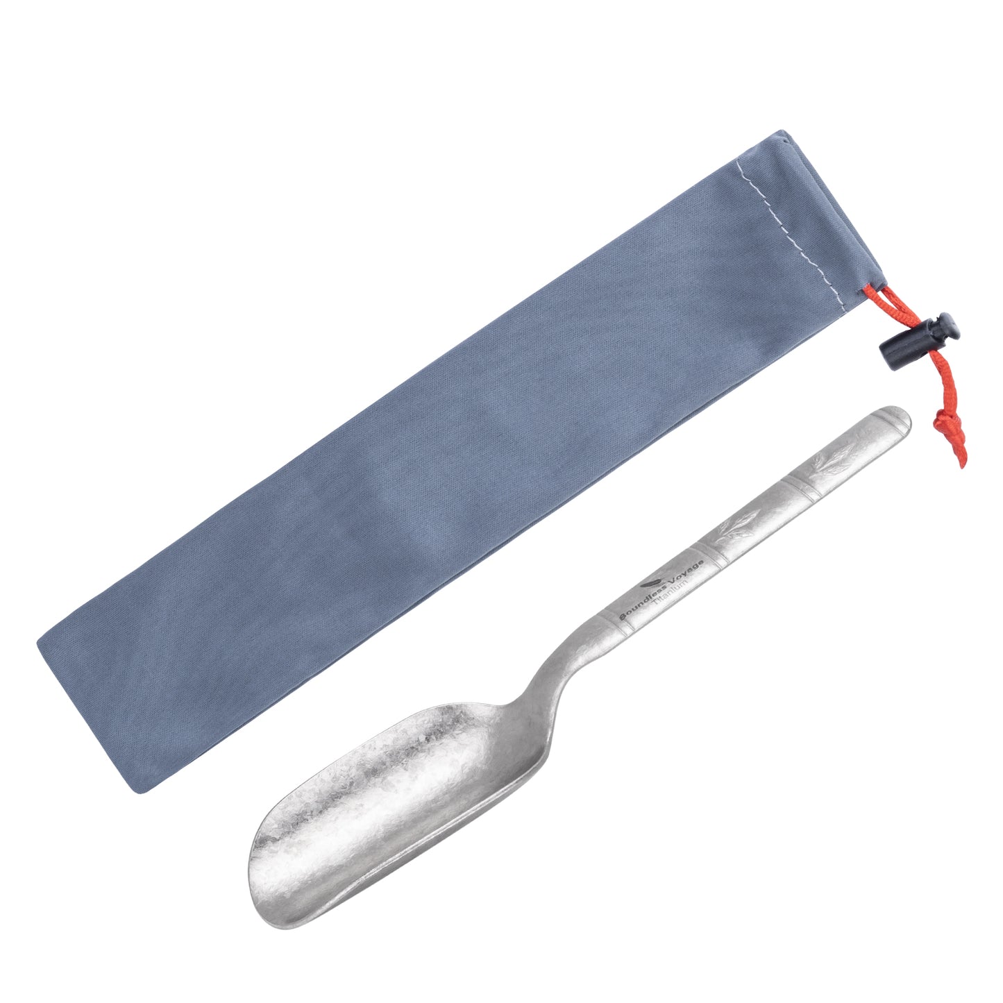 Boundless Voyage TA1 Titanium Spoon 2PCS– Ultralight Portable Camping Spoon for Hiking, Backpacking, Travel & Everyday Use