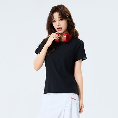 Summer Ice Silk Quick Dry T-Shirt Unisex Short Sleeve Lightweight Breathable Sports Top for Running & Fitness