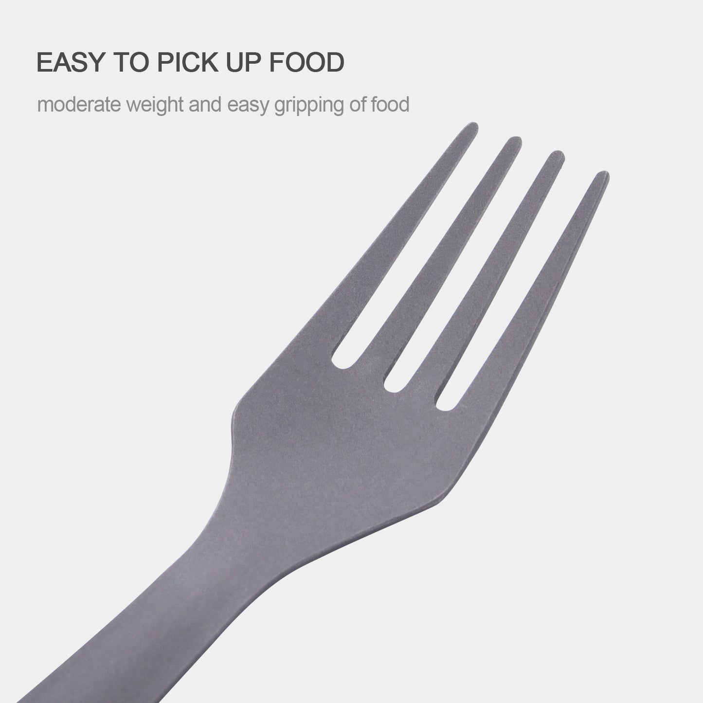 Boundless Voyage TA1 Titanium 4-in-1 Ultralight Cutlery Set – Compact Fork, Spoon, Knife & Bottle Opener for Home, Camping & Outdoor Travel