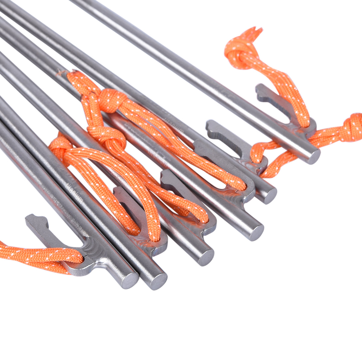 Ultra-Durable Titanium Tent Pegs | Lightweight, Rust-Resistant & Strong for Camping, Hiking & Outdoor Adventures