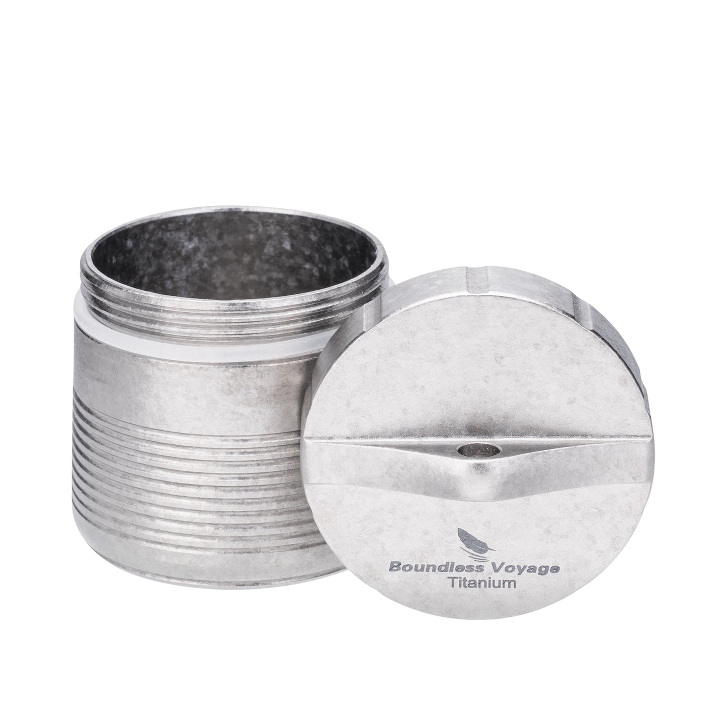 Boundless Voyage Titanium Pill Container – Waterproof Airtight Pill Box with Lanyard for Travel, EDC & Daily Use