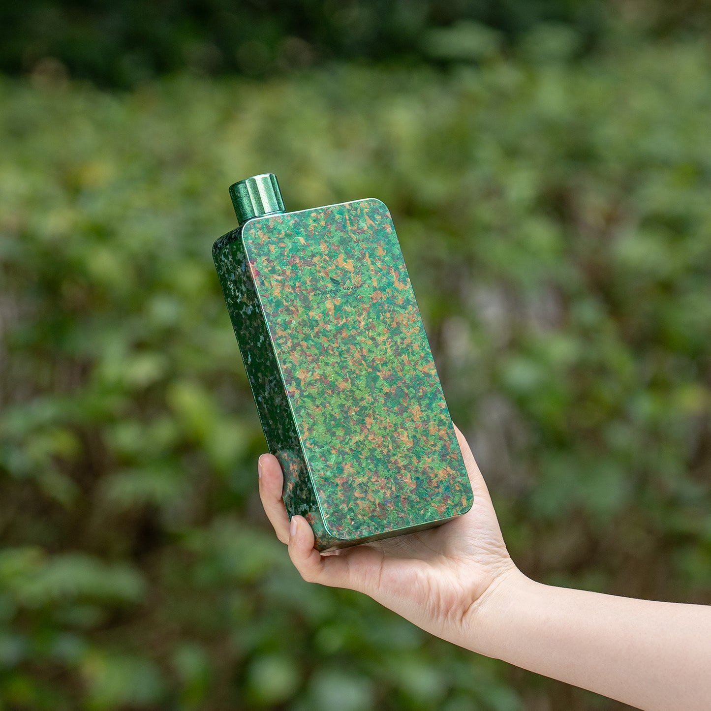 Boundless Voyage 400ml Titanium Flask with Funnel – Lightweight Leakproof Hip Flask for Camping, Travel & Everyday Carry