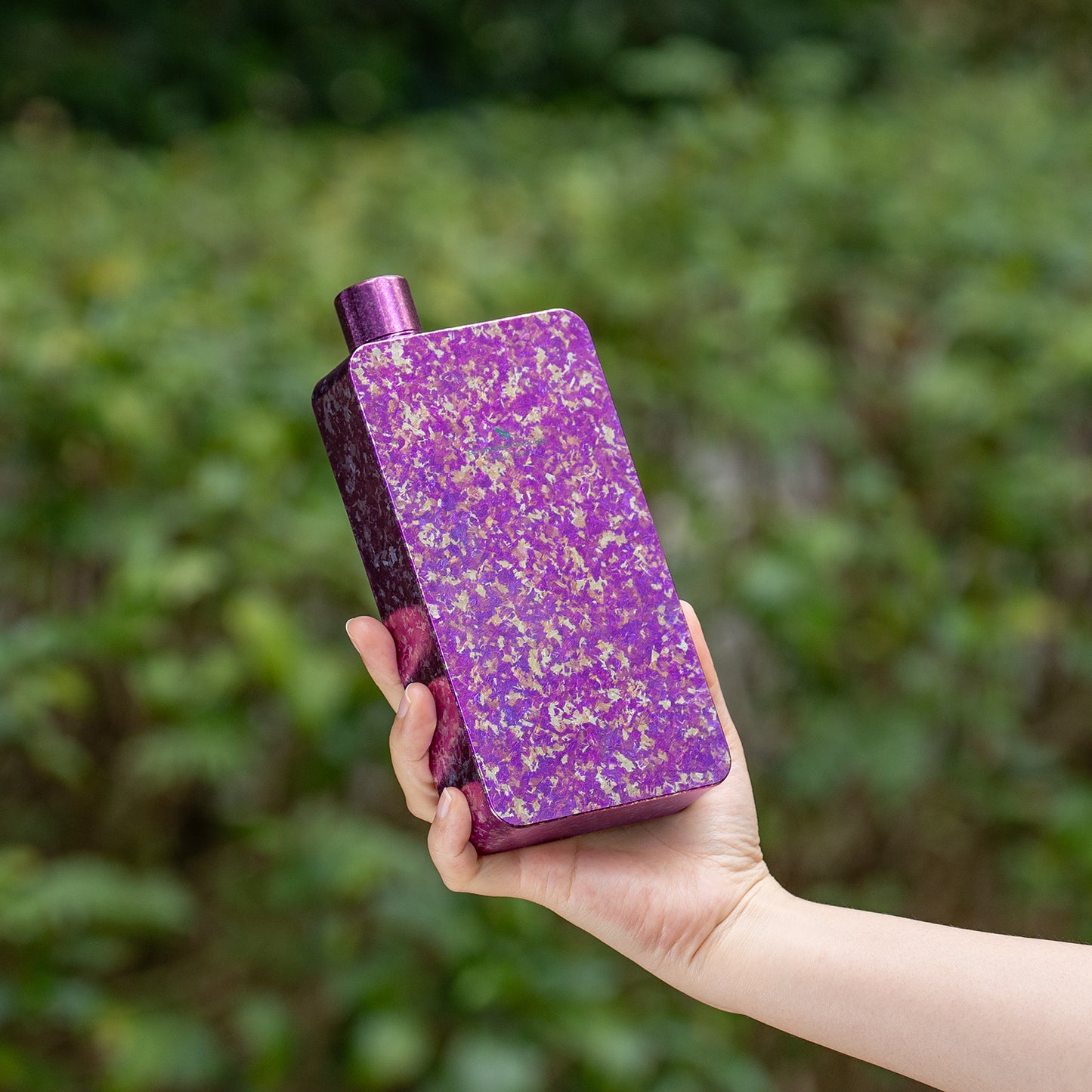 Boundless Voyage 400ml Titanium Flask with Funnel – Lightweight Leakproof Hip Flask for Camping, Travel & Everyday Carry