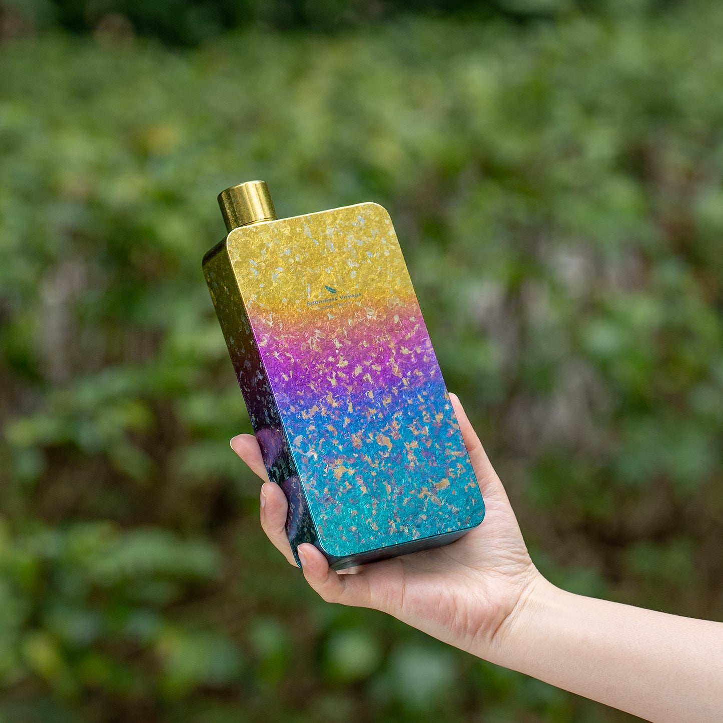 Boundless Voyage 400ml Titanium Flask with Funnel – Lightweight Leakproof Hip Flask for Camping, Travel & Everyday Carry