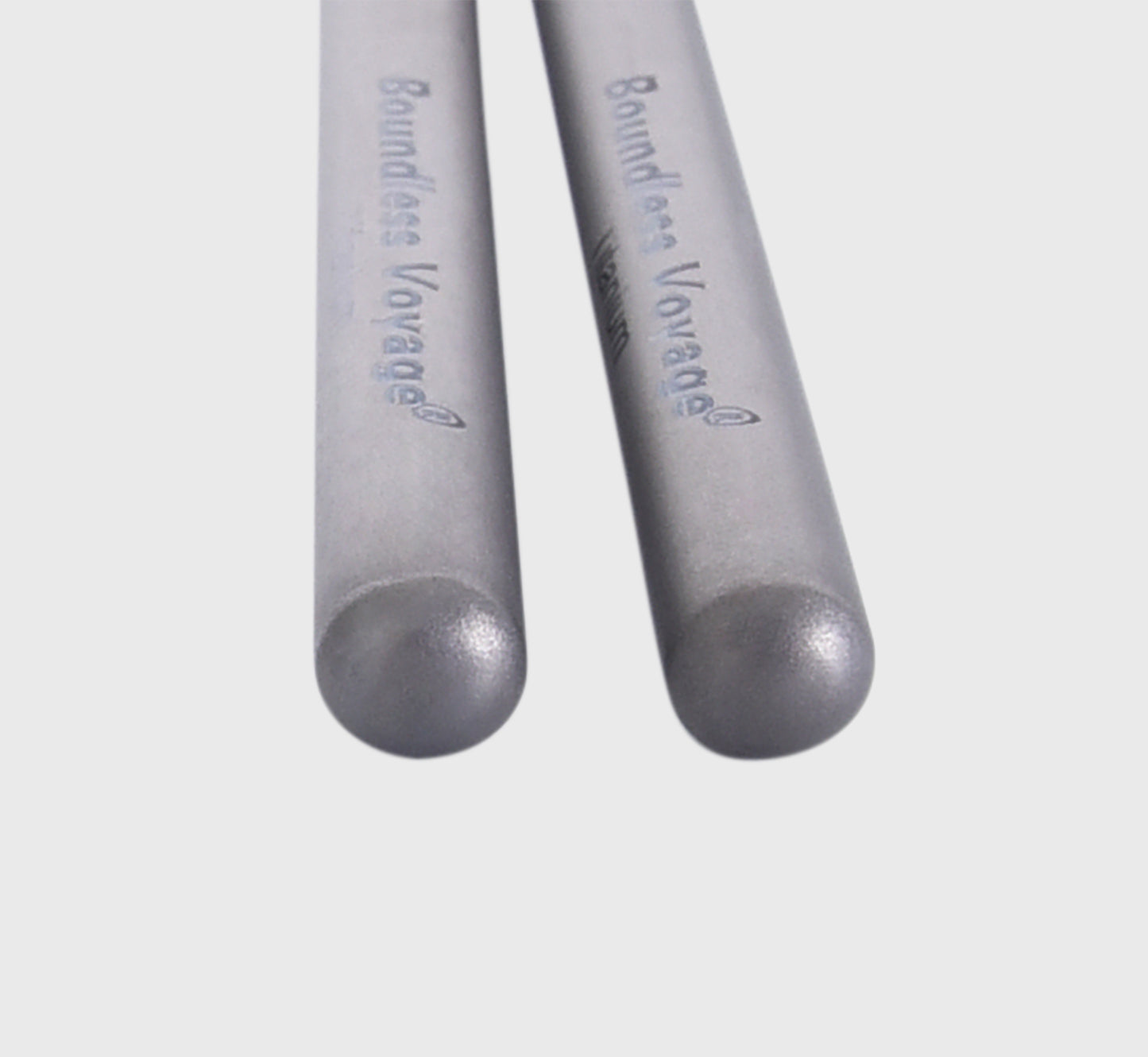 Boundless Voyage Titanium Round Chopsticks 23cm – Ultralight Reusable Eco-Friendly Cutlery for Home, Camping & Travel