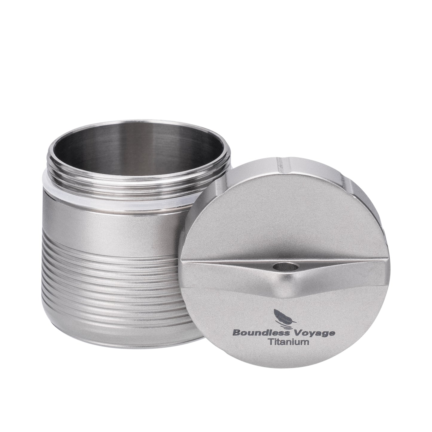 Boundless Voyage Titanium Pill Container – Waterproof Airtight Pill Box with Lanyard for Travel, EDC & Daily Use