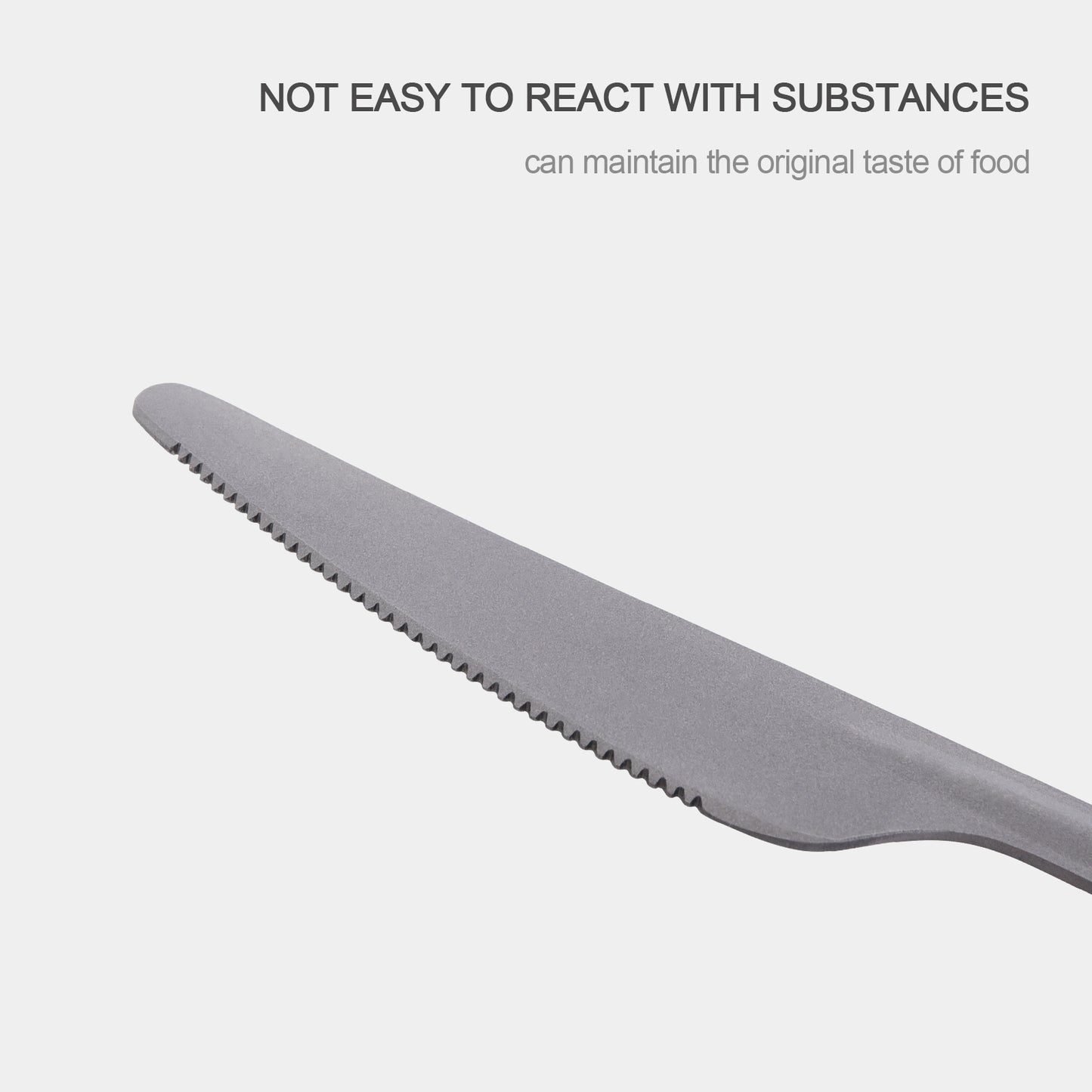 Boundless Voyage TA1 Titanium 4-in-1 Ultralight Cutlery Set – Compact Fork, Spoon, Knife & Bottle Opener for Home, Camping & Outdoor Travel